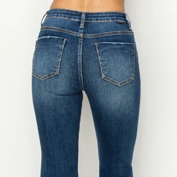 RISEN High Rise Side Shadow Seam Detail
Slit Flare Jeans RDP5635 Size 13 / 31 - Picture 8 of 11